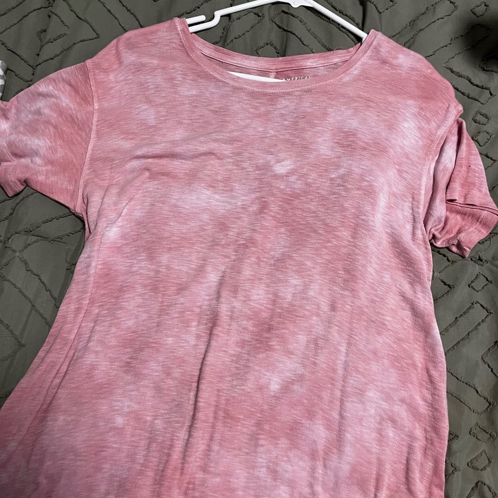 American Eagle Outfitters Pink Relaxed Short Sleeve T-Shirt